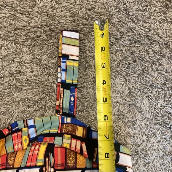 Eva Rose Book Dress teacher, school, fun, whimsical, sweetheart neckline, straps - Picture 13 of 15